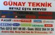 Günay  Teknik Beyaz  Eşya Servisi