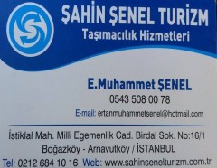 ŞAHİN ŞENEL TURİZM