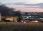 Hadımköy de Fabrika Yangını